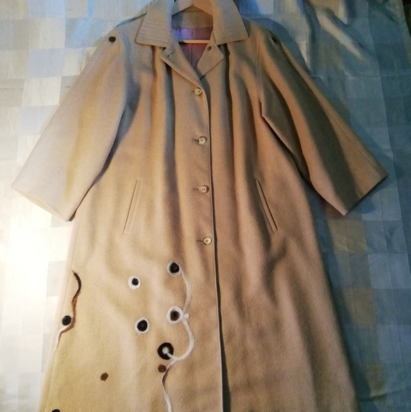 Jacob Crowley camel hair coat - Picture 1 of 8